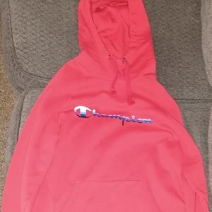 Boys Champion red hoodie